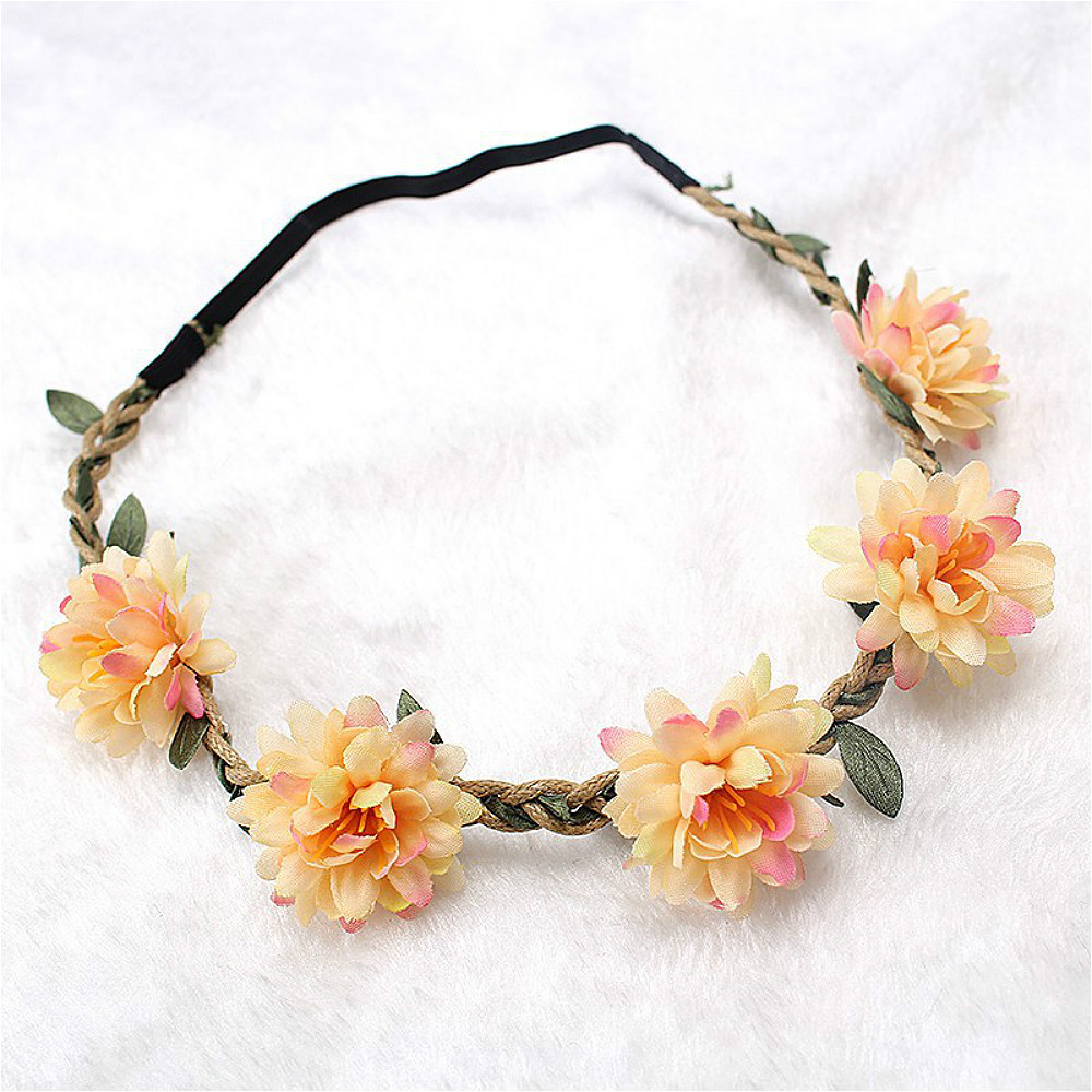 Women Wedding Flower Headband  - Wedding Supply List ulasan dan harga