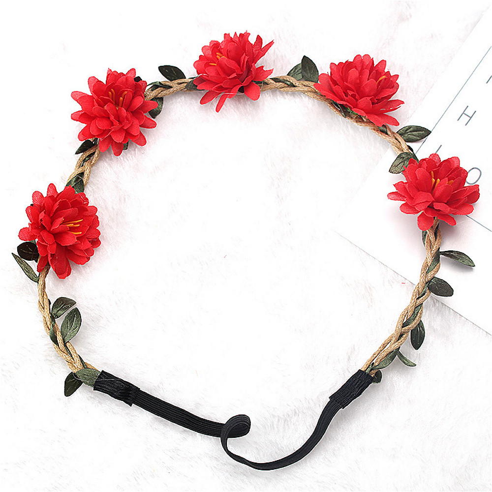 Women Wedding Flower Headband  - Wedding Supply List ulasan dan harga