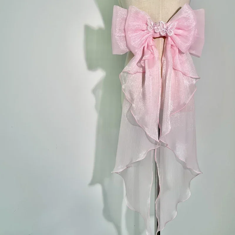 Trailing Bow Shiny Silk Double - Wedding Dress Supply ulasan dan harga