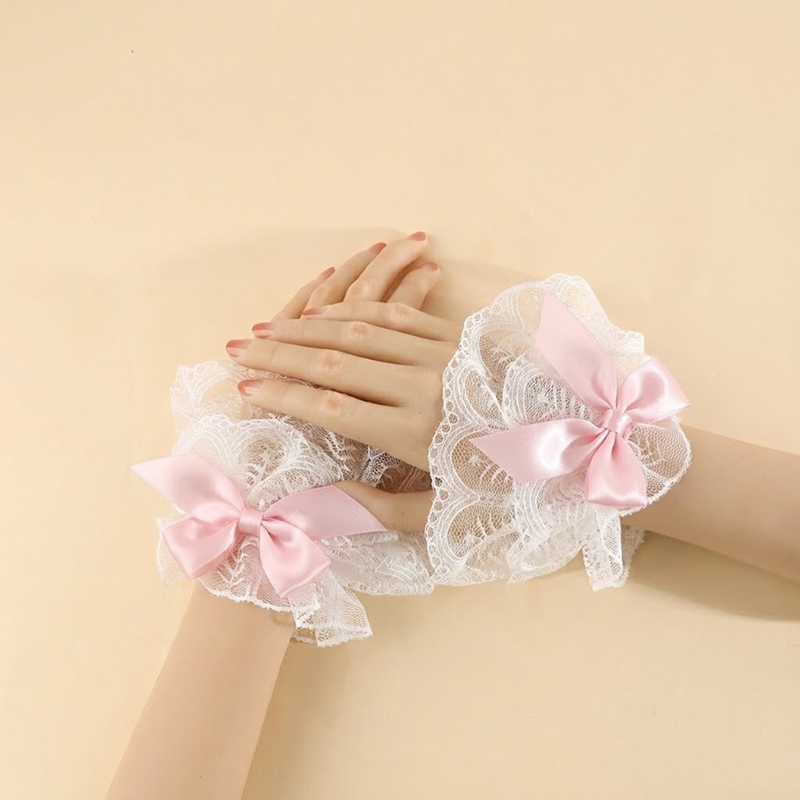 Sweet  Lolita Lace Bowknot Wri - Wedding Supply List ulasan dan harga