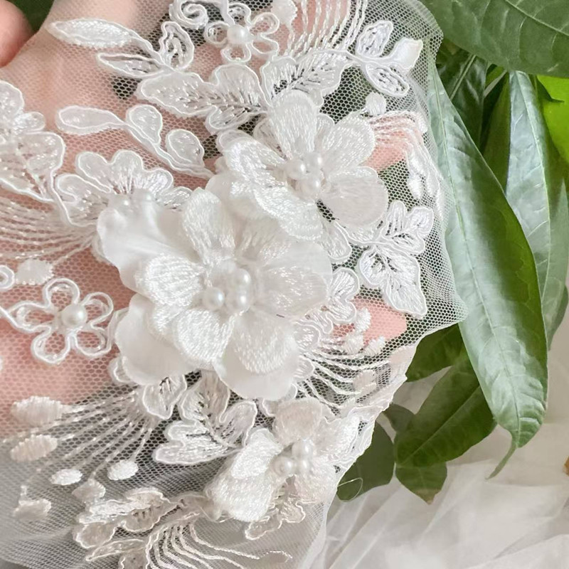2PCS=1Pair,Rope Embroidery Pea - Wedding Dress Supply ulasan dan harga