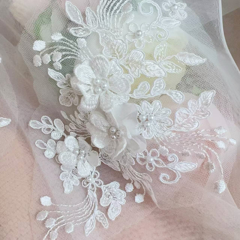 2PCS=1Pair,Rope Embroidery Pea - Wedding Dress Supply ulasan dan harga
