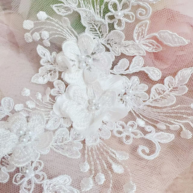 2PCS=1Pair,Rope Embroidery Pea - Wedding Dress Supply ulasan dan harga
