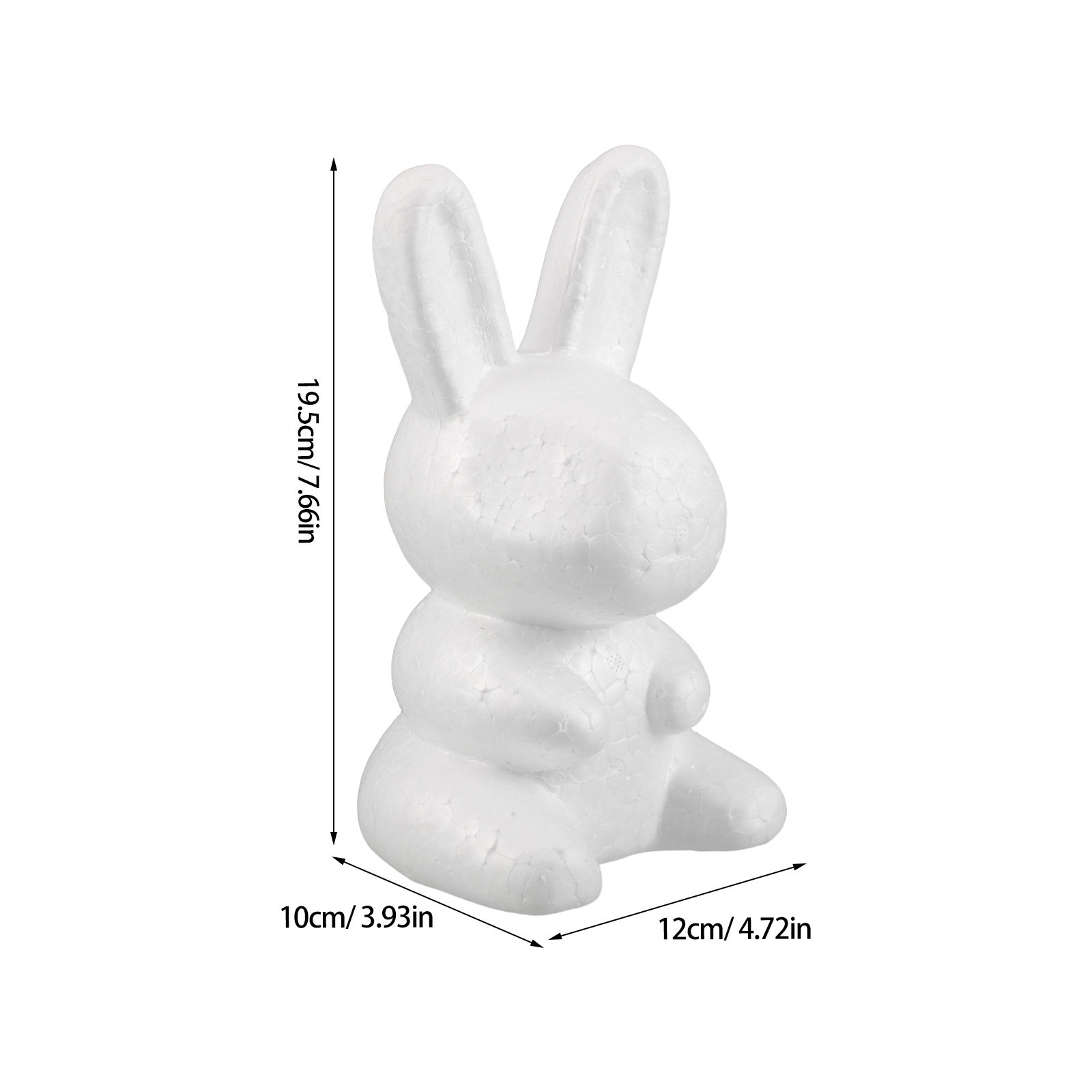 3Pcs Foam Bunny Decoration Whi - Wedding Event Supply ulasan dan harga