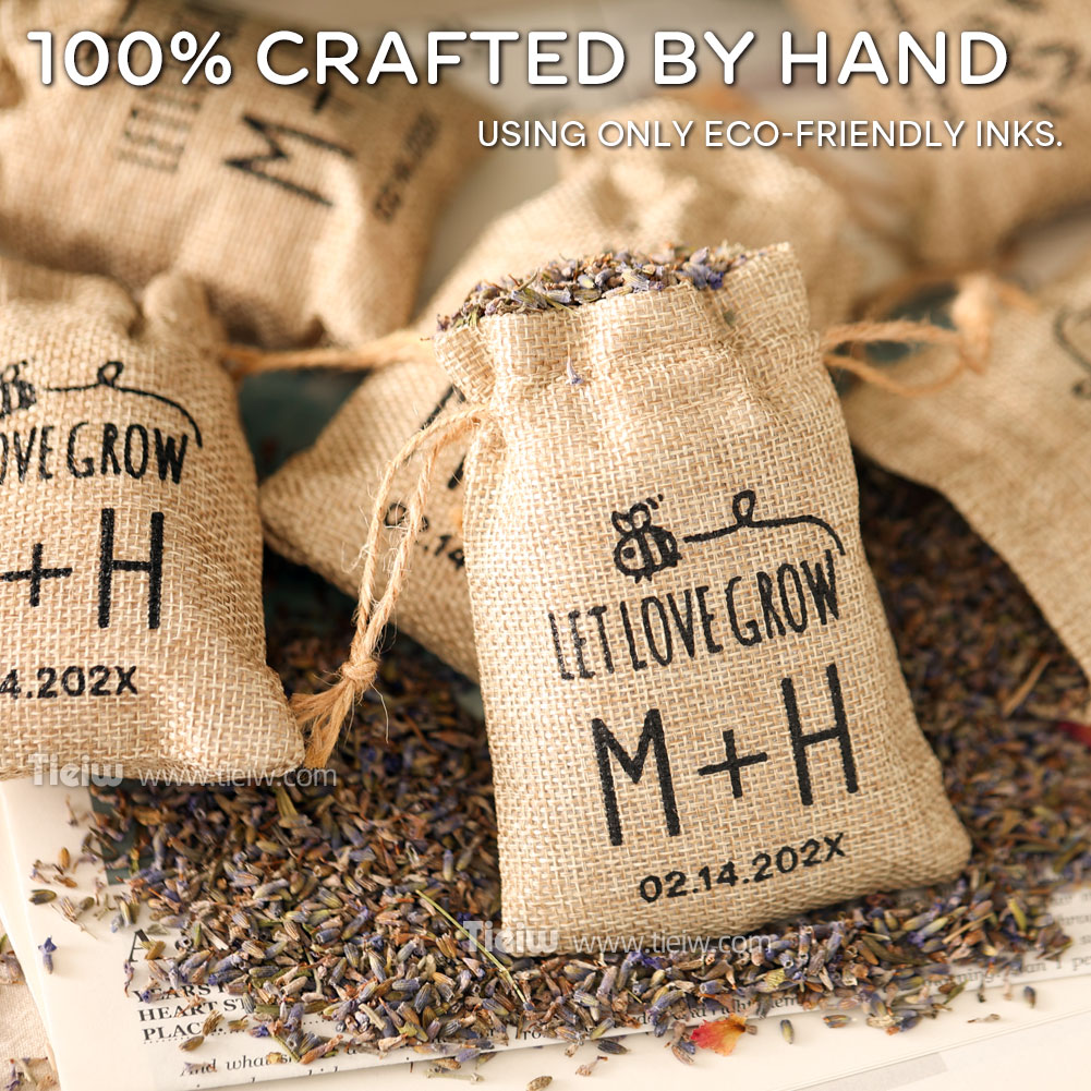25PCS-Personalized Burlap Wedd - Wedding Supply List ulasan dan harga
