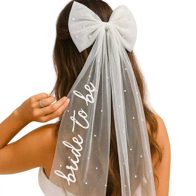 Bride To Be Bow Veil - Bachelo - Wedding Supply List ulasan dan harga