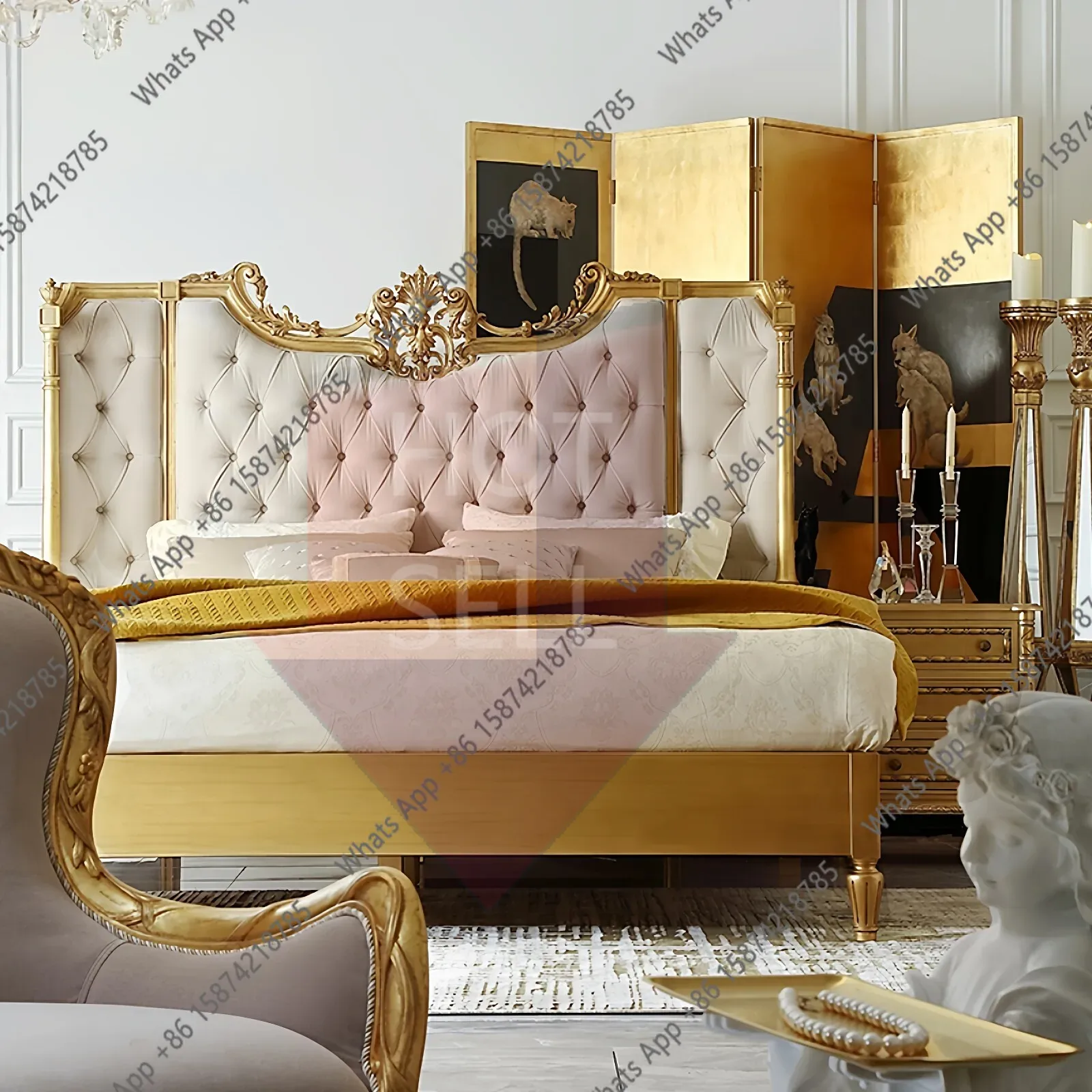 Qq Mn Court French Gold Retro  - Wedding Qq ulasan dan harga