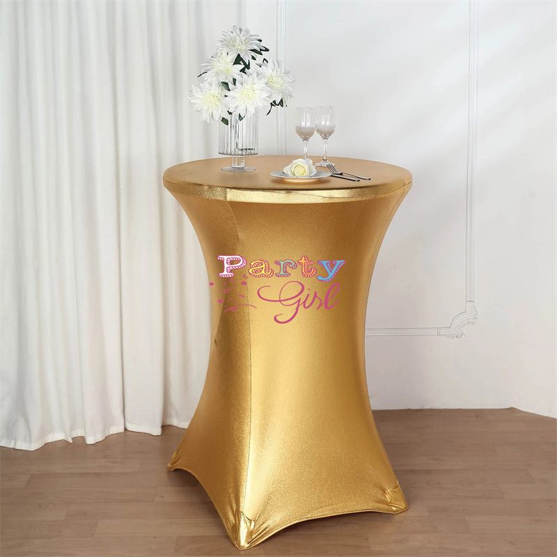 Hot Sale Metallic Spandex Tabl - Wedding Qq ulasan dan harga