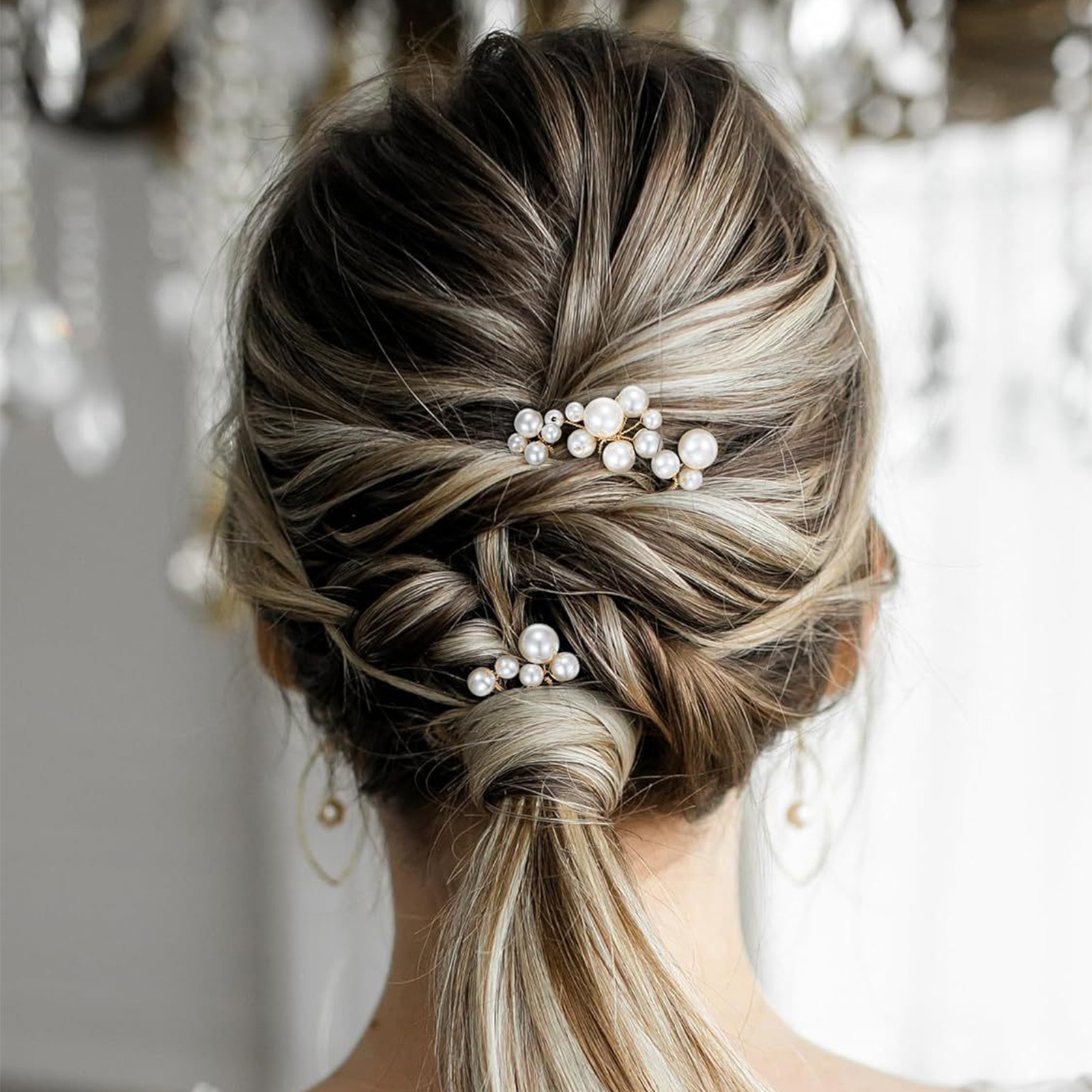 3pcs Bride Hairpin Trendy Hair - Wedding Supply List ulasan dan harga
