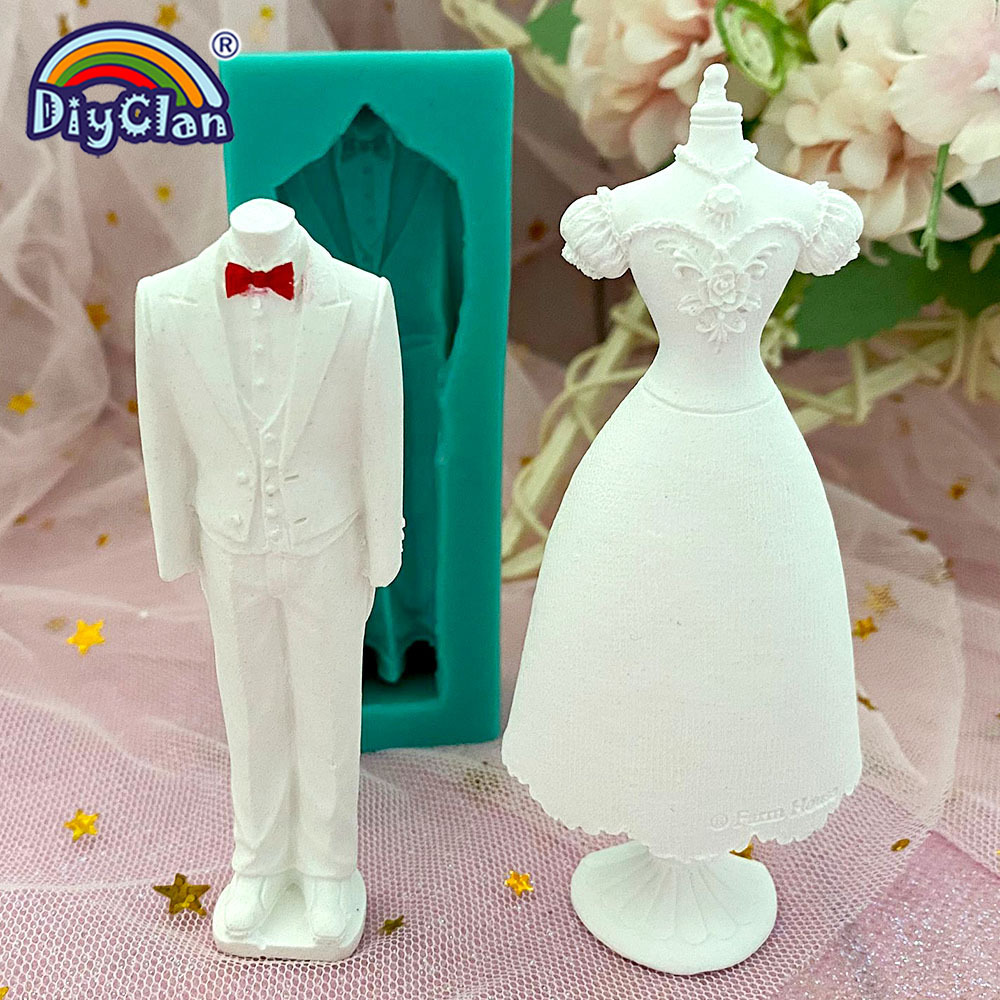 Marry Decoration Silicone Mold - Wedding Dress Supply ulasan dan harga