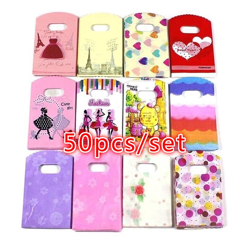 Mixed Pattern Plastic Gift Bag - Wedding Supply List ulasan dan harga