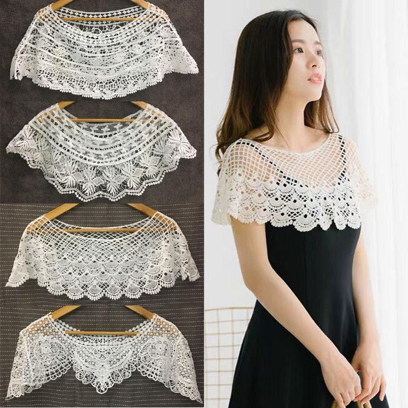 Women Knit Hollow Out Shawl Wr - Wedding Dress Supply ulasan dan harga