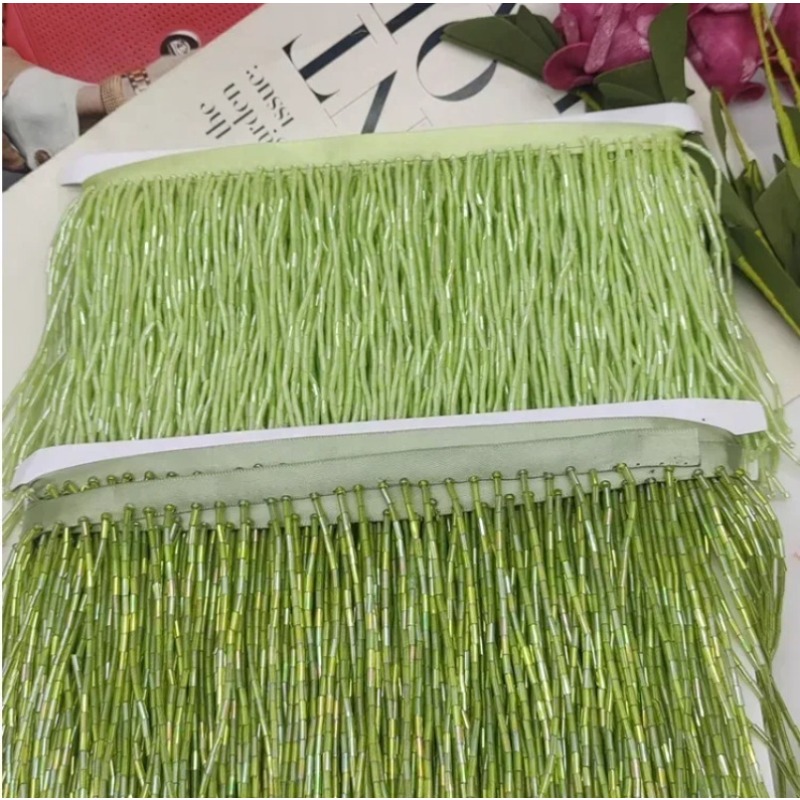 10CM Silver Red Bead Tube Tass - Wedding Dress Supply ulasan dan harga