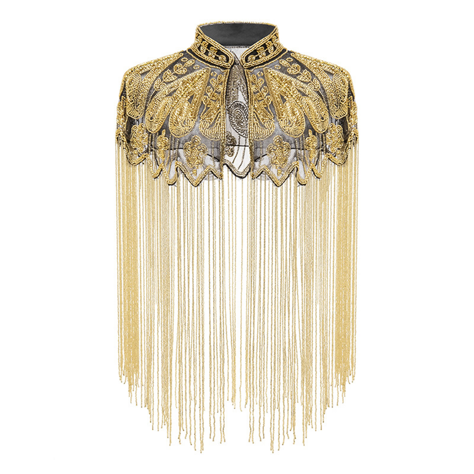 Sequins Beaded Evening Cape Wo - Wedding Dress Supply ulasan dan harga