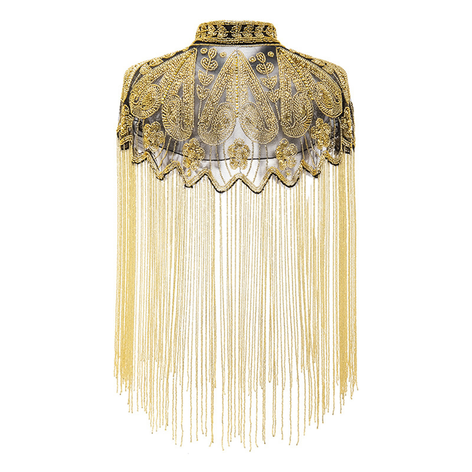 Sequins Beaded Evening Cape Wo - Wedding Dress Supply ulasan dan harga