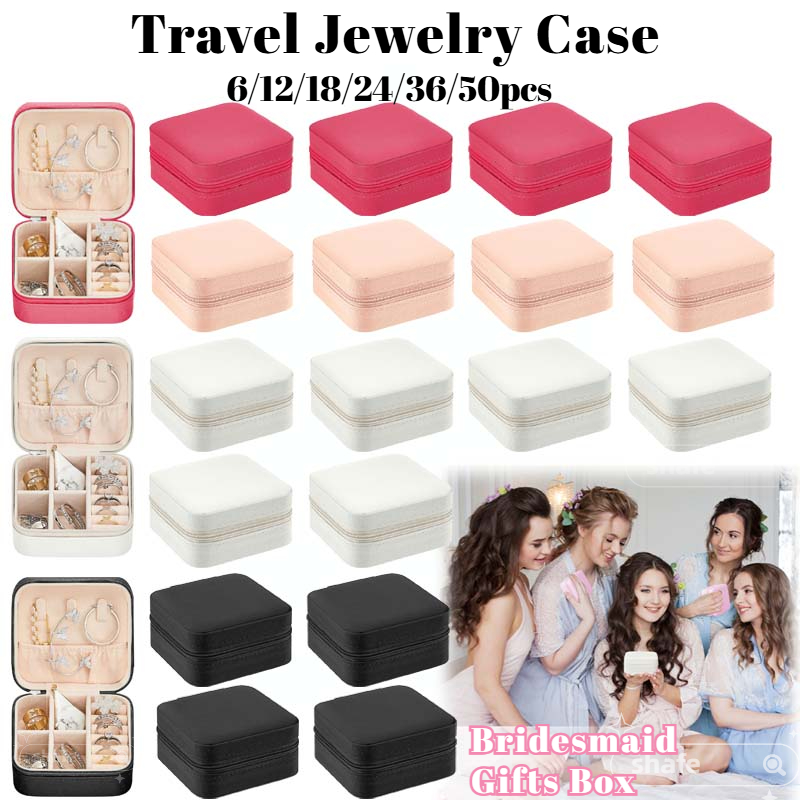 6-50pcs Travel Jewelry Case Br - Wedding Supply List ulasan dan harga
