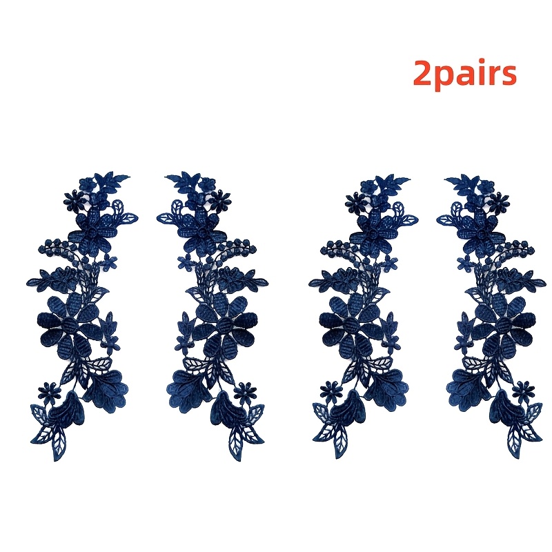 2 Pairs High-quality Floral La - Wedding Dress Supply ulasan dan harga