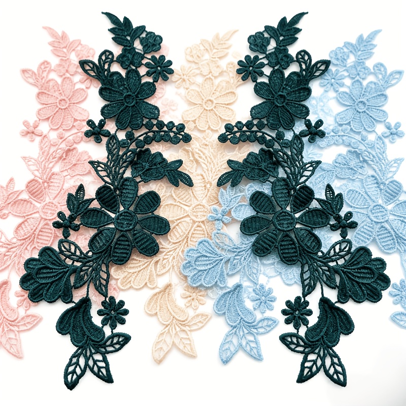 2 Pairs High-quality Floral La - Wedding Dress Supply ulasan dan harga
