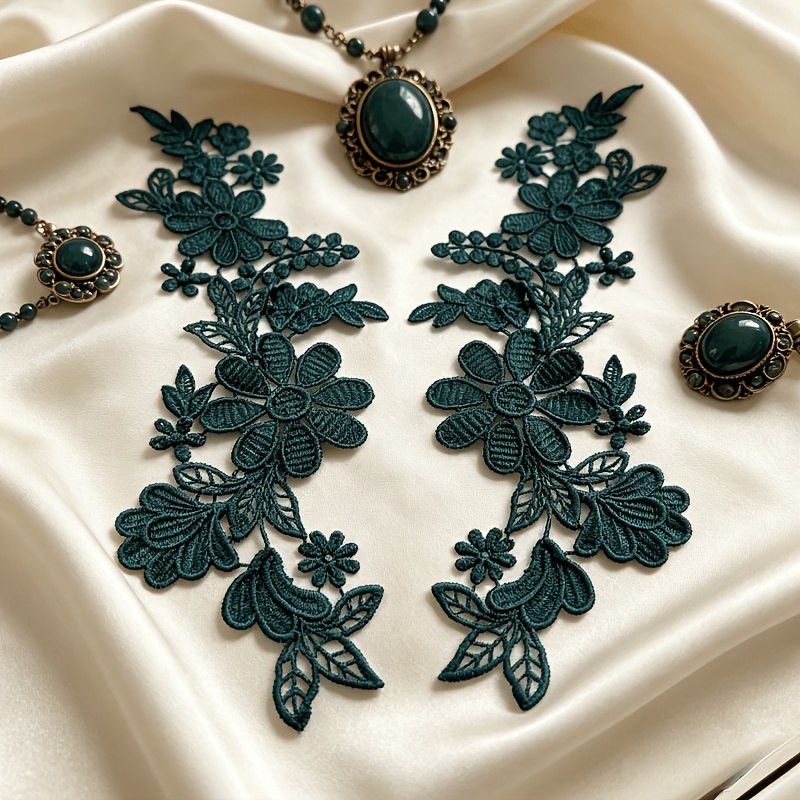 2 Pairs High-quality Floral La - Wedding Dress Supply ulasan dan harga