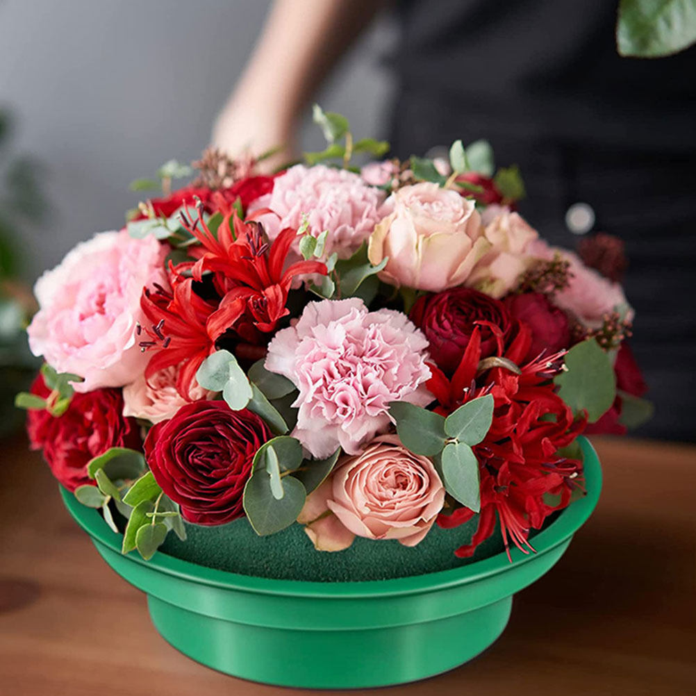 2Pcs Round Floral Mud Floral A - Wedding Event Supply ulasan dan harga